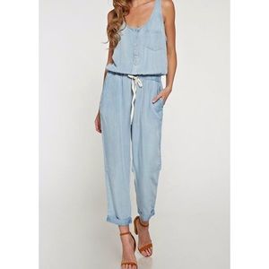 Lovestitch denim jumpsuit
